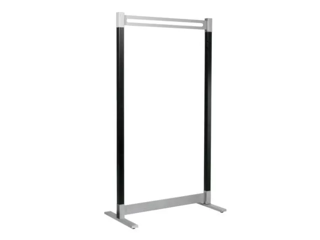 garderoberek,HxBxD 1700x1000x460mm,1kledingstang,staal,poedercoat.