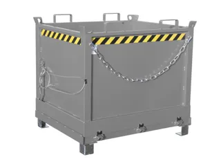 klapbodemcontainer,HxLxB 1145x1040x1245mm,1m³,hijsogen,vorksloffen - 2