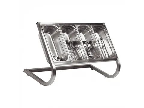 Emga bestekuitgifte- Garneer unit 4x 1/3GN excl. bakken