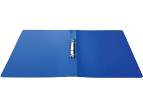 ringmap, voor ft A4, uit PP, 2 ringen van 25mm, blauw