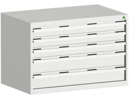 ladekast HxBxD 700x1050x750mm 5laden romp RAL7035 front RAL7035