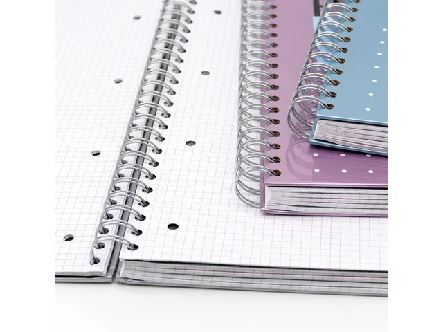 Carnet de projet spirales Pukka Pad Metallic Executive A4 quadrille 3