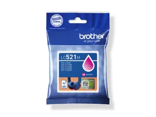 Inktcartridge Brother LC-521M rood - 2