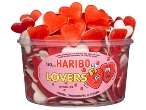 Snoep Lovers Hartjes Pot 150 Stuks