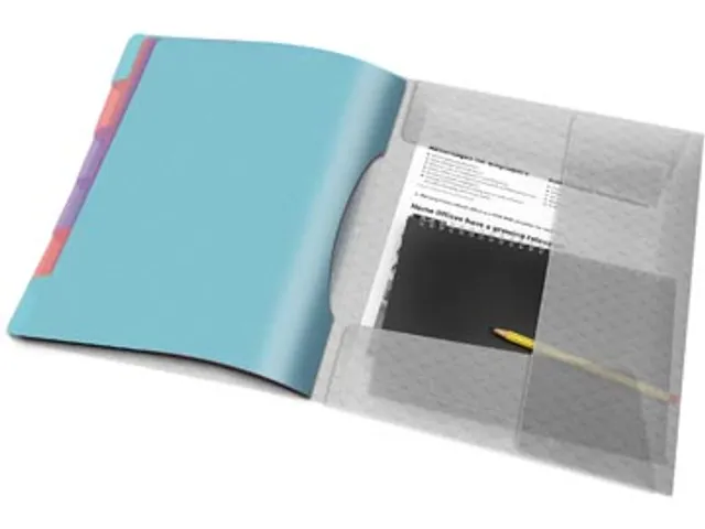 Colour'Breeze sorteermap PP A4 6 tabs assorti