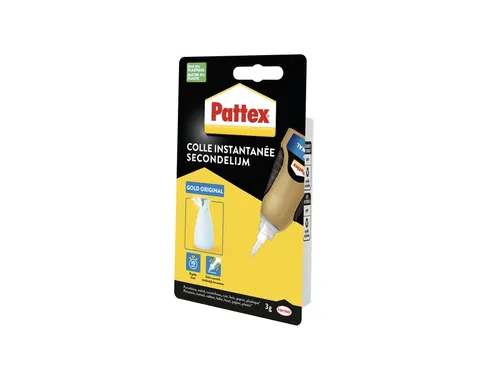 Secondelijm Pattex Gold original tube 3gram op blister