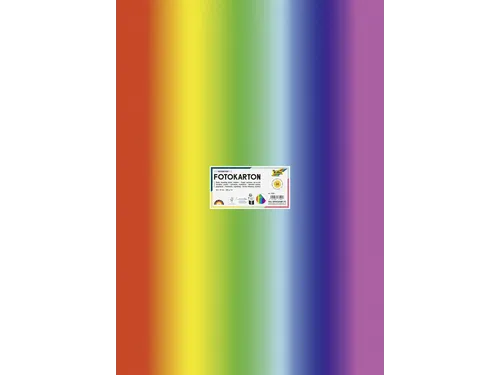 Fotokarton Folia 300gr 50x70cm 1650 regenboog
