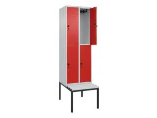 Dubbeldekse dekenkist,HxBxD 2120x600x815mm,2x2vak.,vak B 300mm - 2