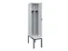locker met bank,voor scheiding van kleding,HxBxD 2120x400x815mm,1vak