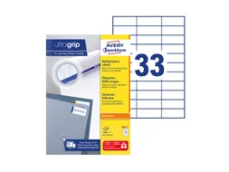 Etiket Avery Zweckform 3421 70x25.4mm wit 3300stuks