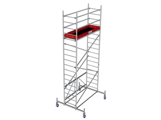 échafaudage pliable,H de travail 5,8m,échafaudage H 5m