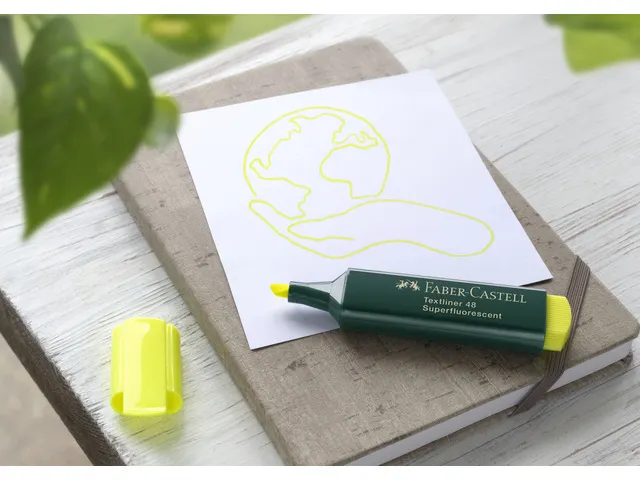 Markeerstift Faber-Castell 48 neon geel