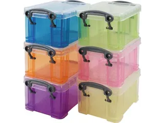 Really Useful Boxes Opbergdoos 0.33 Liter Assorti - 2