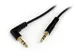 Câble audio Stéréo slim 3,5 mm coudé à angle droit 1,8 m M/M