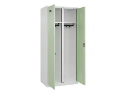 locker voor scheiding van kleding,HxBxD 1850x800x500mm,2vak