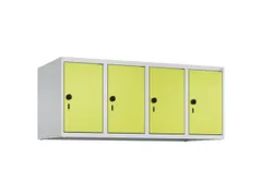 opzetkast,v. locker,4vak.,vak B 300mm,HxBxD 500x1200x500mm,vleugeldeur