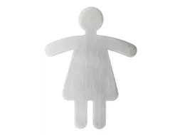 Pictogram Pico Symbool WC Dames RVS