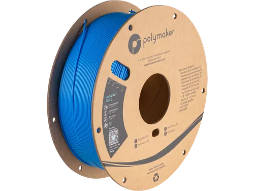 Polymaker PolyLite PETG filament 1,75 mm Electric Blauw 1kg