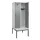 locker met bank,HxBxD 2120x800x815mm,2vak,vak B 400mm,draaigrendel