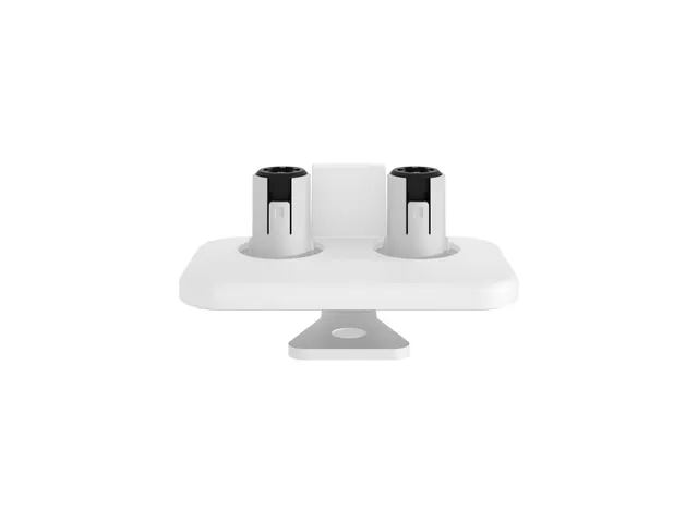 Viewprime top access bureauklem voor dubbele Monitorarm 65.210 Wit