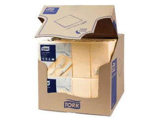 Tork 477426 Lunchservet Advanced Zand 33x33cm 1/8 vouw - 2