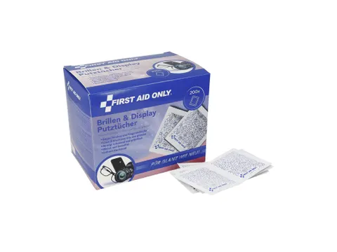 Brillendoekjes First Aid Only pak à 200 stuks