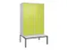 locker voor scheiding van kleding,HxBxD 2120x1200x815mm,4vak