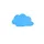 Whiteboard Rocada Skinshape Cloud 75x115cm blauw gelakt