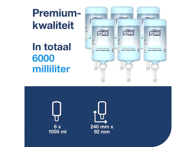 Tork 420601 Premium S1 zeepvulling Douchegel unisex 1000ml