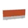 opzetpaneel bureau aanbouw achter MP-lichtgrijs BN3012-oranje 1400mm