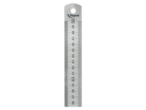 Liniaal Maped metaal 50cm