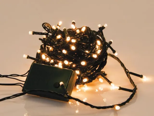 Sparkle Light LED - 8m - 120 Arizona Witte Lampen - Groene Draad - MO