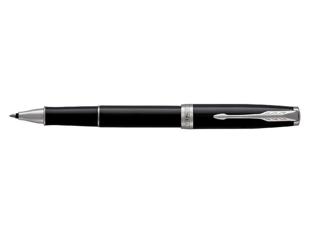 Rollerpen Parker Sonnet Black lacquer CT Fijn