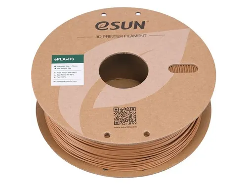 eSUN 3D printer Filament ePLA+HS 1,75mm Licht Bruin 1kg