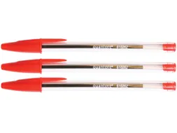 Balpen Quantore Stick rood medium