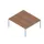 In Hoogte Verstelbare Benchtafel 680-760X1800X1600Mm Canaletto