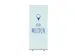 Roll-Banner 85x200 complete set met print "Hier Melden" Blauw