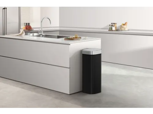 Afvalbak Loft Touch Top Bin 40 liter Mat Zwart