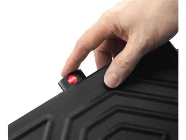 staande trap,3 XXL treden,treden/platform zwart,Stand H 0,62m