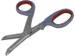Softgrip schaar 180mm First Aid Only grijs/rood