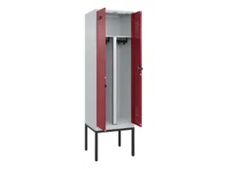 PBM-locker,HxBxD 2120x600x500mm,2vak,vak B 300mm,draaigrendel