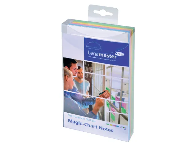 Legamaster Magic-Chart Notes 10x20cm assorti 500 vel