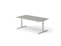 Elektrisch ihv bureau HxBxD 640-1300x1800x1000mm blad grijs