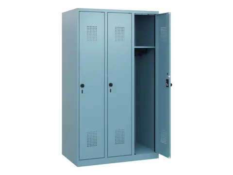 schoollocker,HxBxD 1530x900x500mm,3vak,vak B 300mm,draaigrendel