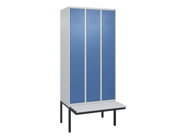 locker voor scheiding van kleding,HxBxD 2120x900x815mm,3vak