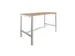 Table Haute Domino Basic hauteur fixe 160x80 honey castello/alu