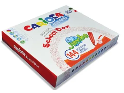 Carioca Viltstiften Jumbo, Doos Met 144 Stiften (Classpack)