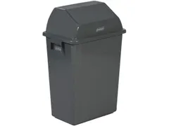 afvalbak,40l,HxBxD 600x395x276mm,wandmontage,romp PP grijs