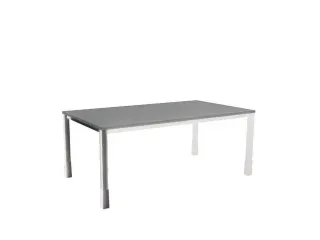 In hoogte verstelbaar bureau,HxBxD 720-840x1800x1000mm,MS-donkergrijs - 2