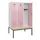 locker met bank,HxBxD 1950x1200x815mm,3vak,vak B 400mm,cilinderslot